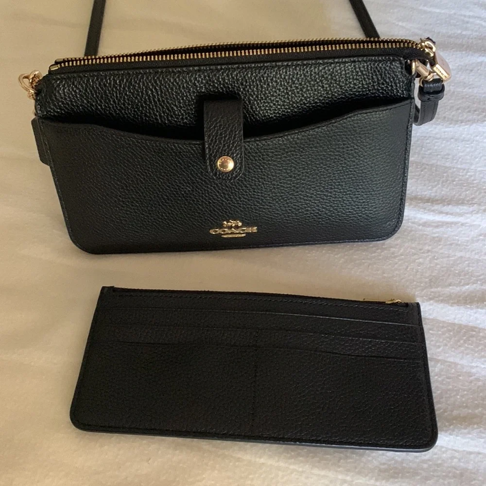 Black Coach crossbody